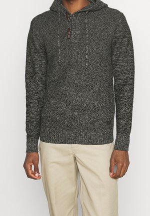 Jersey con capucha - black