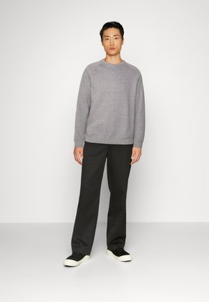 2 PACK - Felpa - white/mottled grey