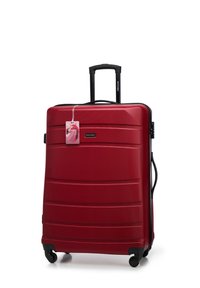 WITTCHEN LARGE SUITCASE WITH LUGGAGE TAG FROM ABS - Trolley - red