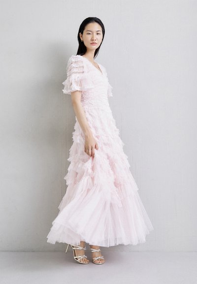 Needle & Thread PHOENIX V NECK GOWN - Occasion wear - peony pink