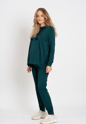 2 IN 1 MATERNITY AND NURSING - Langærmet T-shirt - dark green