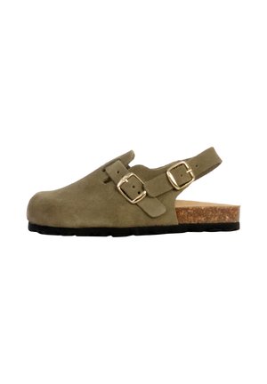 BOREALI - Sandalias planas - kaki