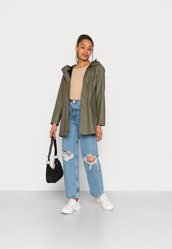 ONLELISA RAINCOAT - Waterproof jacket - kalamata3