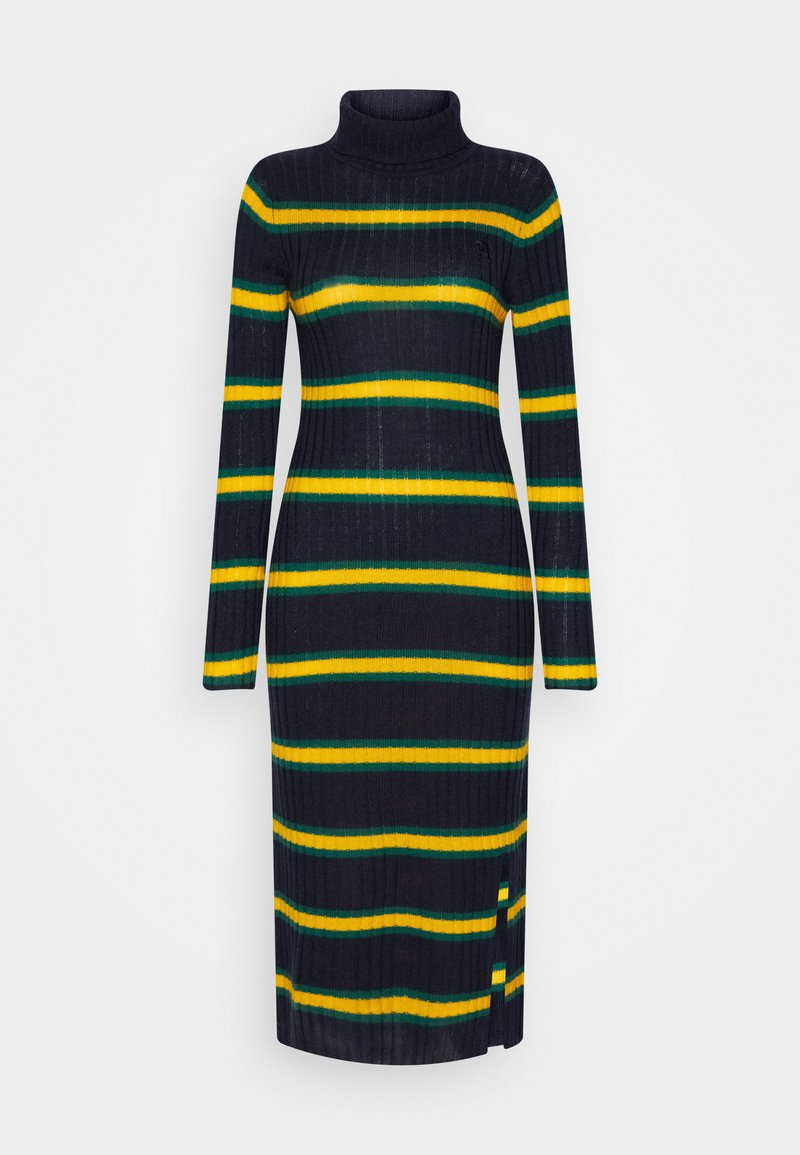 Tommy Hilfiger SLIM MIDI DRESS Jumper dress desert sky/dark blue