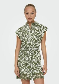 ONLY ONLLOU - Vestido camisero - khaki
