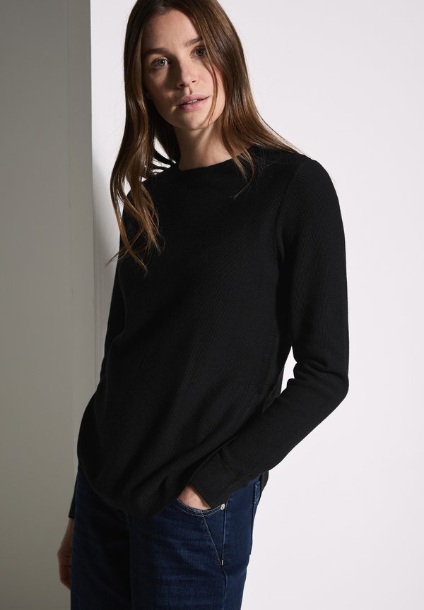 Strickpullover - schwarz