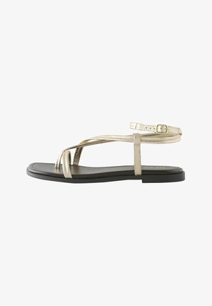 Next, REGULAR FIT - FOREVER COMFORT® CROSS STRAPPY SANDALS . - Sandale - new metallic leather