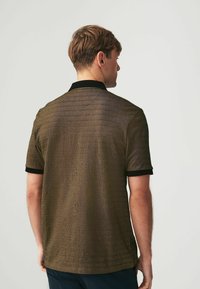 Next ZIP NECK SMART REGULAR FIT - Polosärk - bronze black