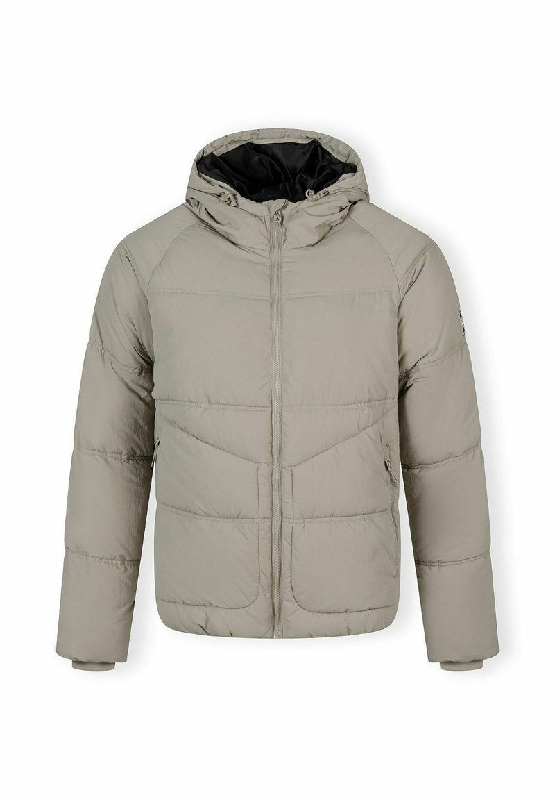 RESPECT QUILTED WITH ZIPPED POCKETS - Winter jacket - light grey - Zalando