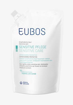 EUBOS, SENSITIVE PFLEGE LOTION DERMO PROTECTIV, NACHFÜLLBEUTEL - Bath & body refill - weiß