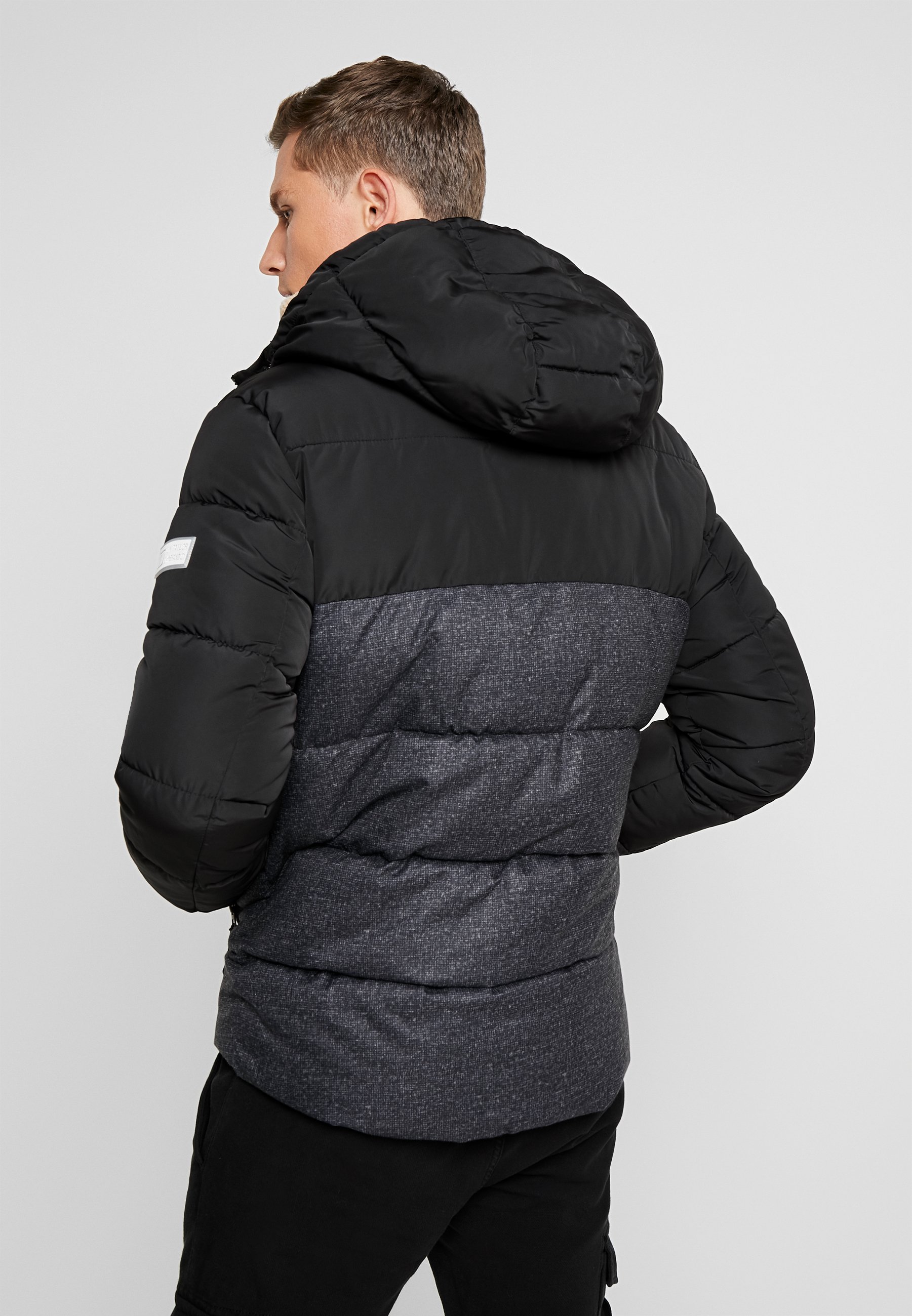 TOM TAILOR DENIM HEAVY PUFFER JACKET Vinterjakke grey TOM TAILOR DENIM HEAVY PUFFER JACKET Vinterjakke sky