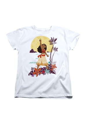 MOANA HEART SUNSET - Print T-shirt - white