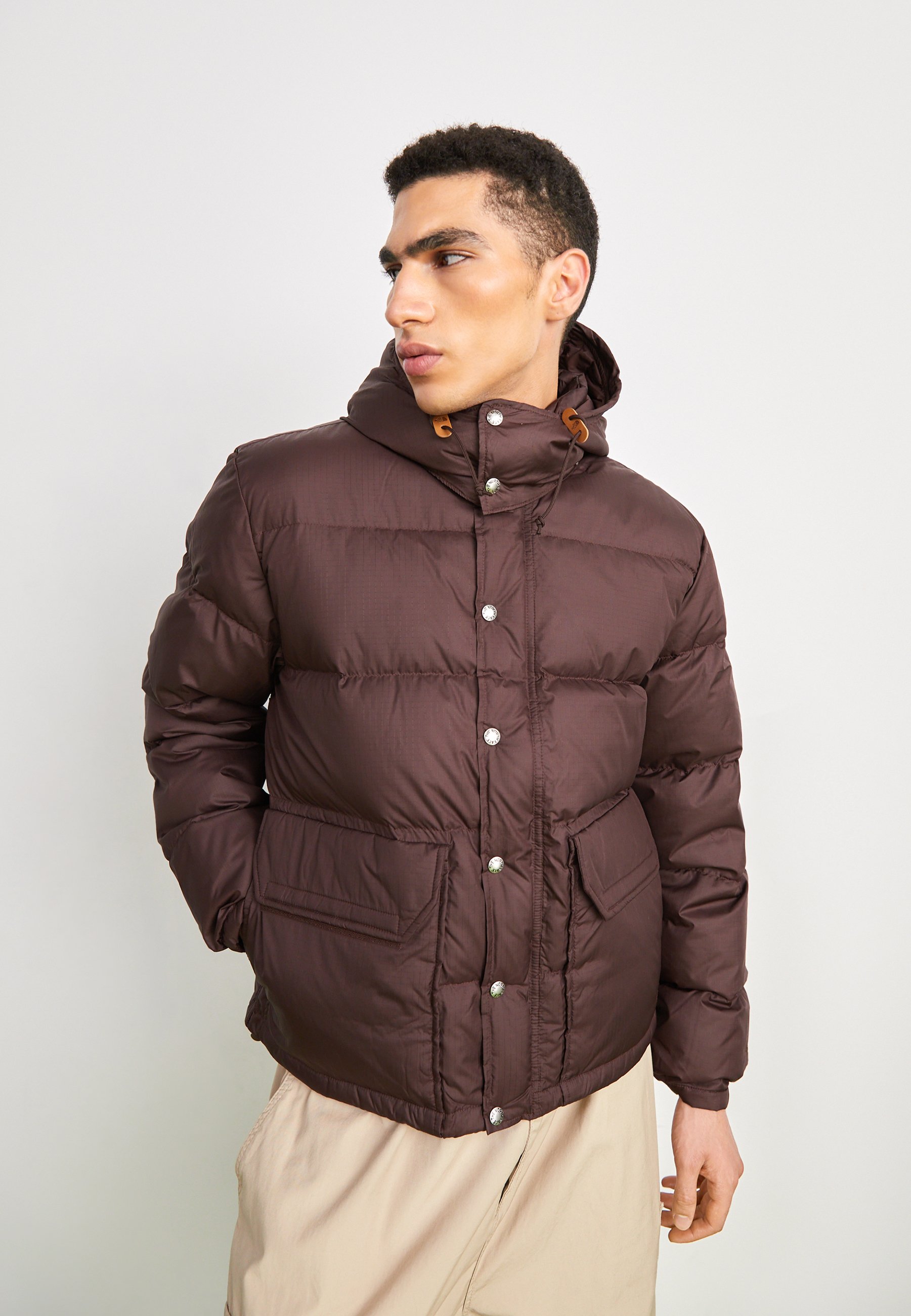 The North Face SIERRA JACKET - Down jacket - coal brown/brown 
