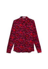 INSIDE MANGA LARGA ESTAMPADO FLORES - Blusa - rojo