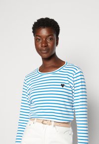 Kaffe LIDDY - Camisola de manga comprida - chalk/blue