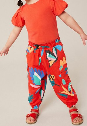 Next, Pantalon cargo - red
