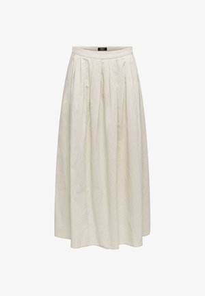 ONLY, SKIRT ONLISOLA SKIRT LONG SKIRT - A-lõikeline seelik - oatmeal