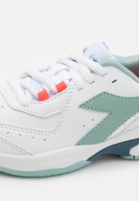 Diadora CHALLENGE 5 JR UNISEX - Tenisice - white/surf spray/legion blue