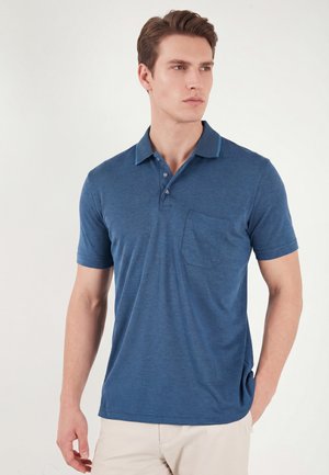 Lela & Buratti, LELA & BURATTI POLO T-SHIRT REGULAR FIT - Polosärk - dark blue