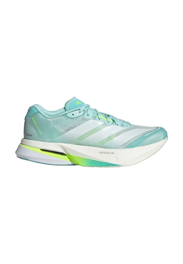 ADIZERO BOSTON 13 - Road running shoes - semi flash aqua metalic lucid lemon