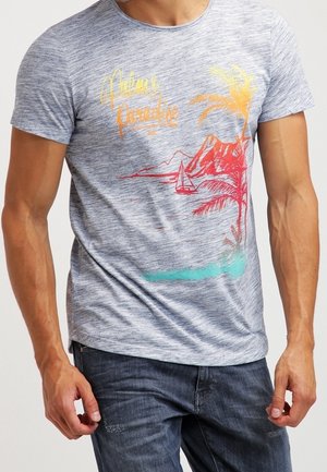 T-shirt med print - blue