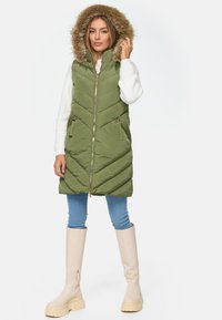Threadbare PIRE PREMIUM  - Weste - khaki