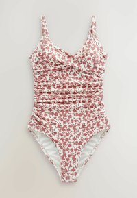 Next 2 PACK - Jednodílné plavky - pink ditsy floral khaki