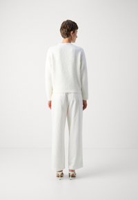 Lindex LUNAR - Chaqueta de punto - light dusty white