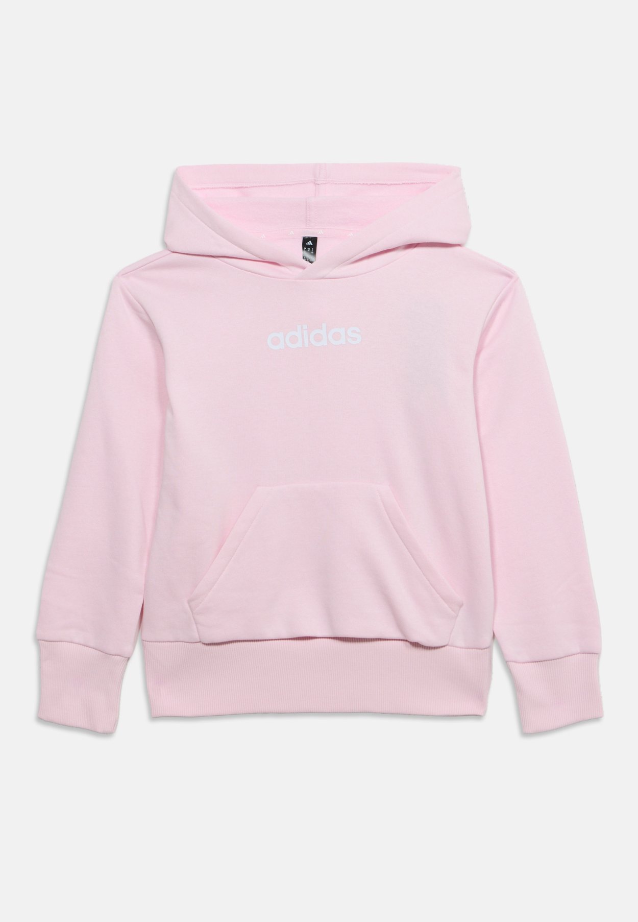 adidas JUNIOR HOODIE UNISEX - Sudadera con capucha - clear pink/white