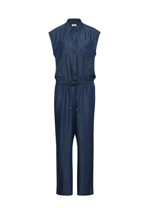 Cecil, WIDE-LEG JUMPSUIT WITH A DENIM LOOK - Mono denim - dark blue wash