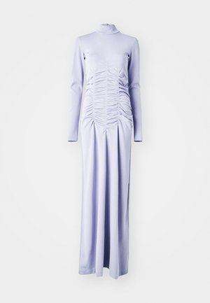 HIGH NECK RUCHE DRESS - Jumper dress - hyacinth