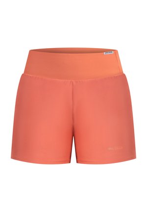 Koralli urheilushortsit, jotka on valmistettu kevyestä, joustavasta materiaalista. Ominaisuudet leveä vyötärönauha ja sileä pinta, suunniteltu mukavuutta ja liikkuvuutta varten.