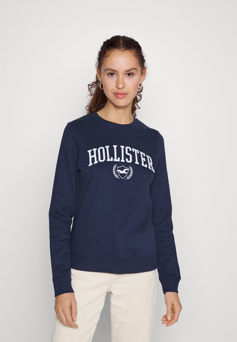 Hollister Co. LOGO CREW Sweatshirt navy blazer/blue Zalando.ie