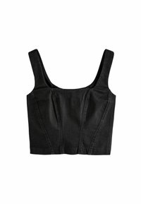 SEAMED - REGULAR FIT - Blúz - black
