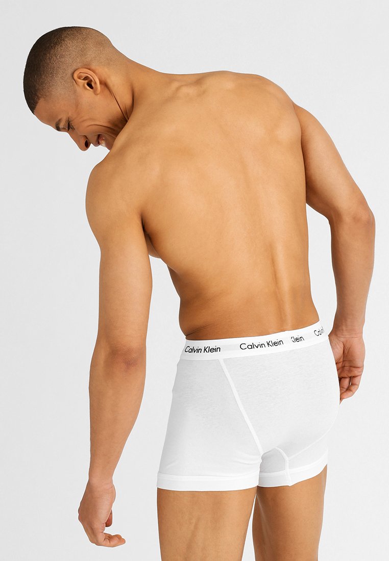 Calvin klein trunks 3 pack white Clearance