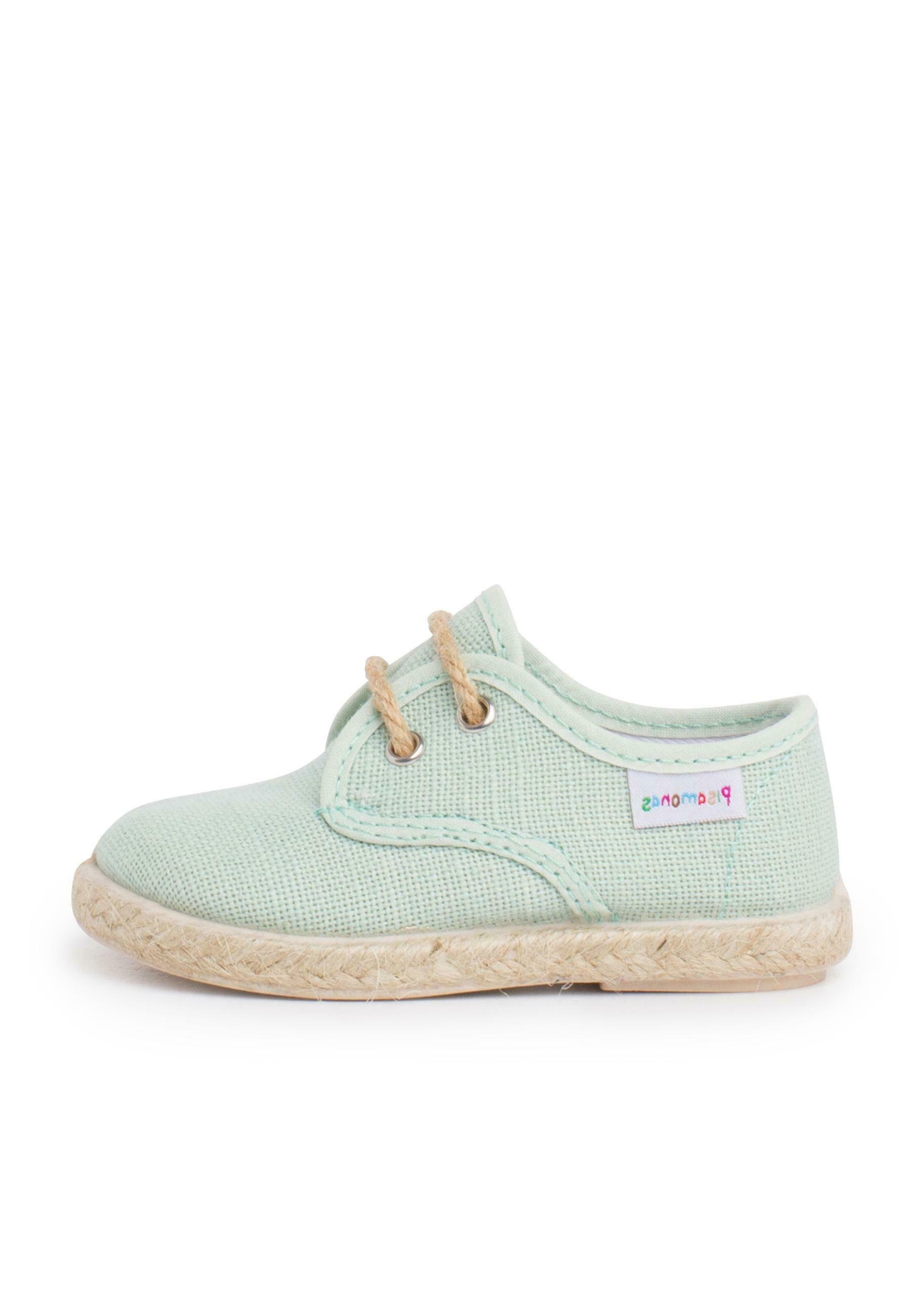 Pisamonas LINO CORDONES Y BASE YUTE - Zapatos de bebé - verde agua/verde -  Zalando.es