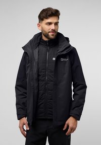 Jack Wolfskin ROMBERG 3IN1 - Outdoorjacke - black