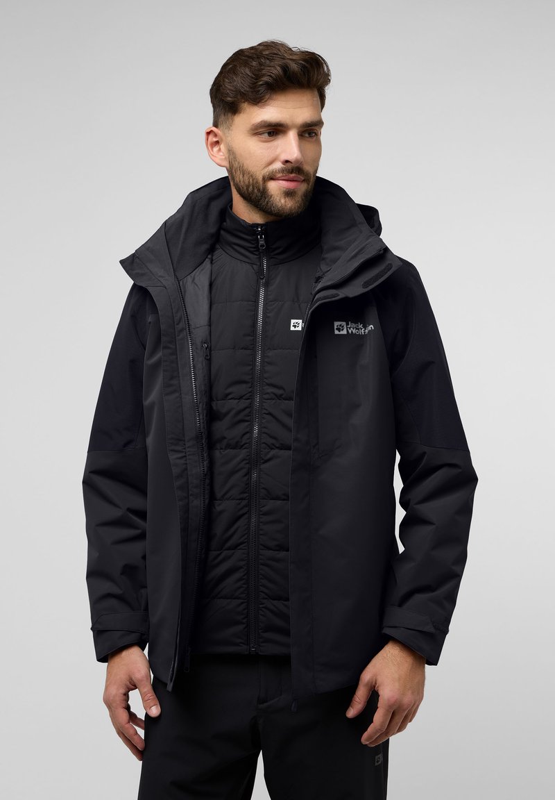 Jack Wolfskin ROMBERG 3IN1 - Outdoorjacke - black