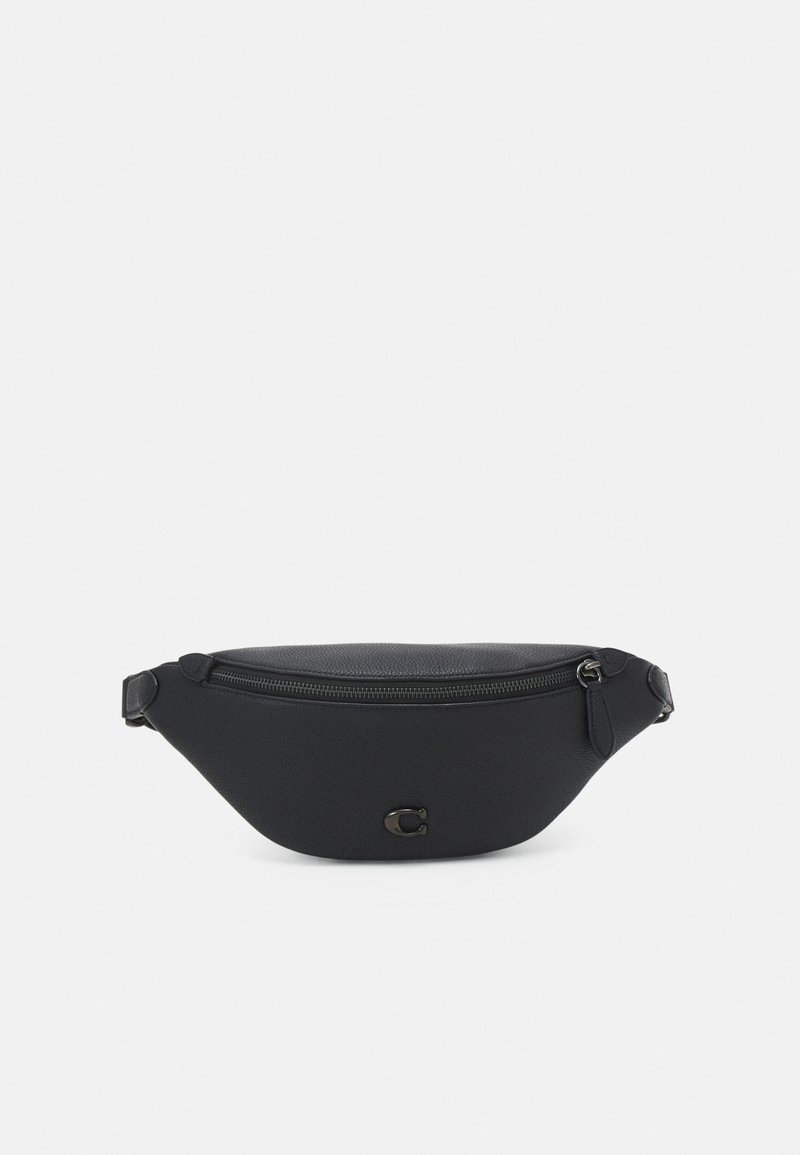 COACH - CHARTER BELT BAG WITH SCULPTED C HARDWARE BRANDING - Ledvinka - black, Zvětšit