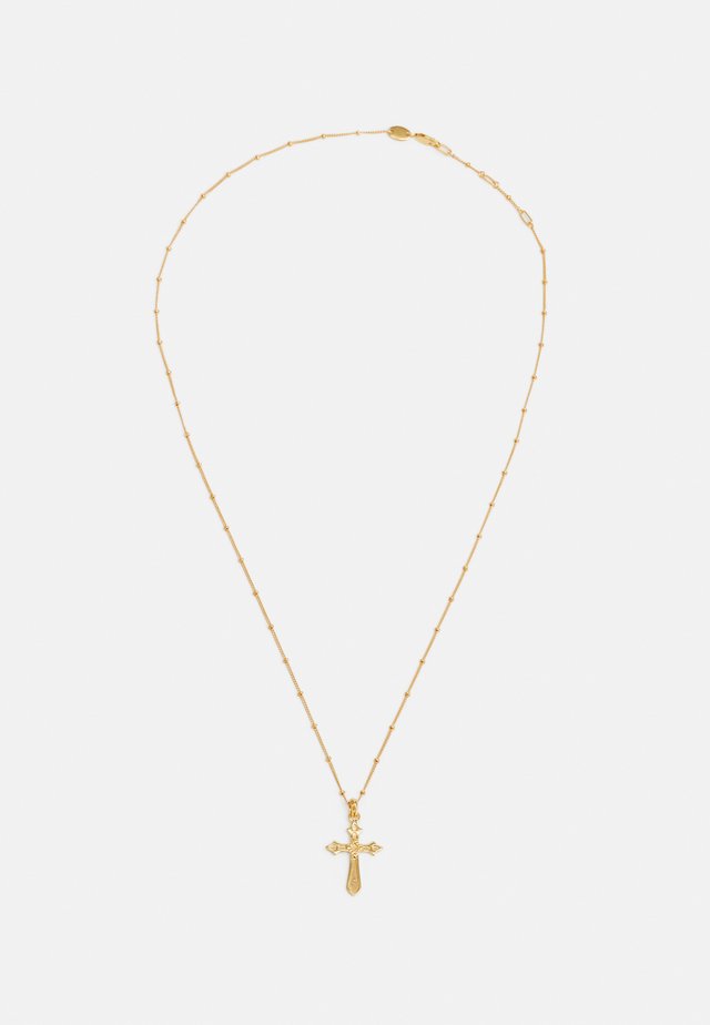 BAROQUE CROSS NECKLACE - Collier - gold-coloured