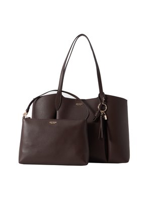Guess, MELODY 2 IN 1 TOTE - Cabas - braun