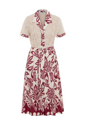 adL GARNISHED PRINTED - Blusenkleid - patterned vanilla