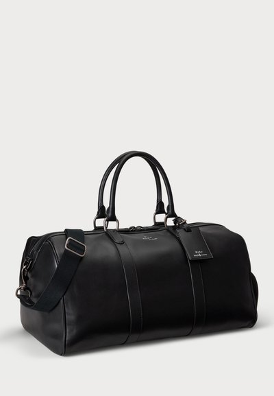 Polo Ralph Lauren SMOOTH LEATHER DUFFEL - Torba za vikend - black