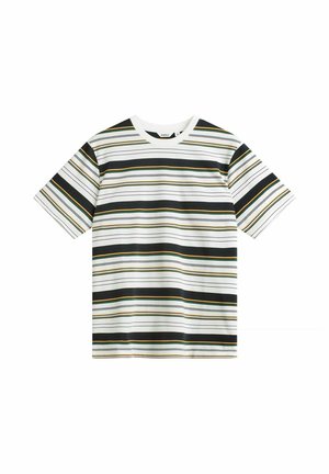 Dobber, WILLIAM STRIPE - T-shirts print - orange stripe