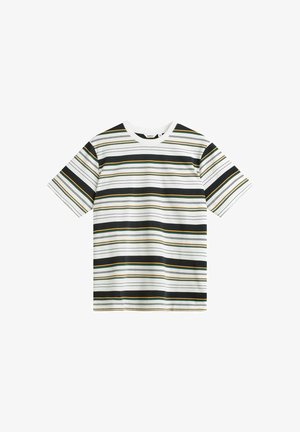 Dobber, WILLIAM STRIPE - T-shirts print - orange stripe