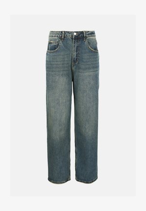 YOURTURN by Zalando, UNISEX - Φαρδύ τζιν - dark blue denim