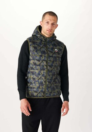 MANCHES À PRINT MILITAIRE PAT - Veste sans manches - vert