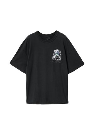 AllSaints, HULA SS CREW . - T-shirt print - washed black