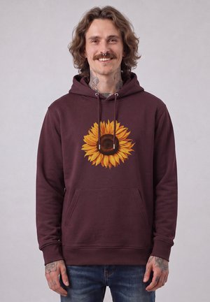 watapparel, SONNENBLUME UNISEX - Hoodie - red brown