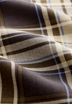 Next TALL FIT - LONG SLEEVE - Päevakleit - brown check